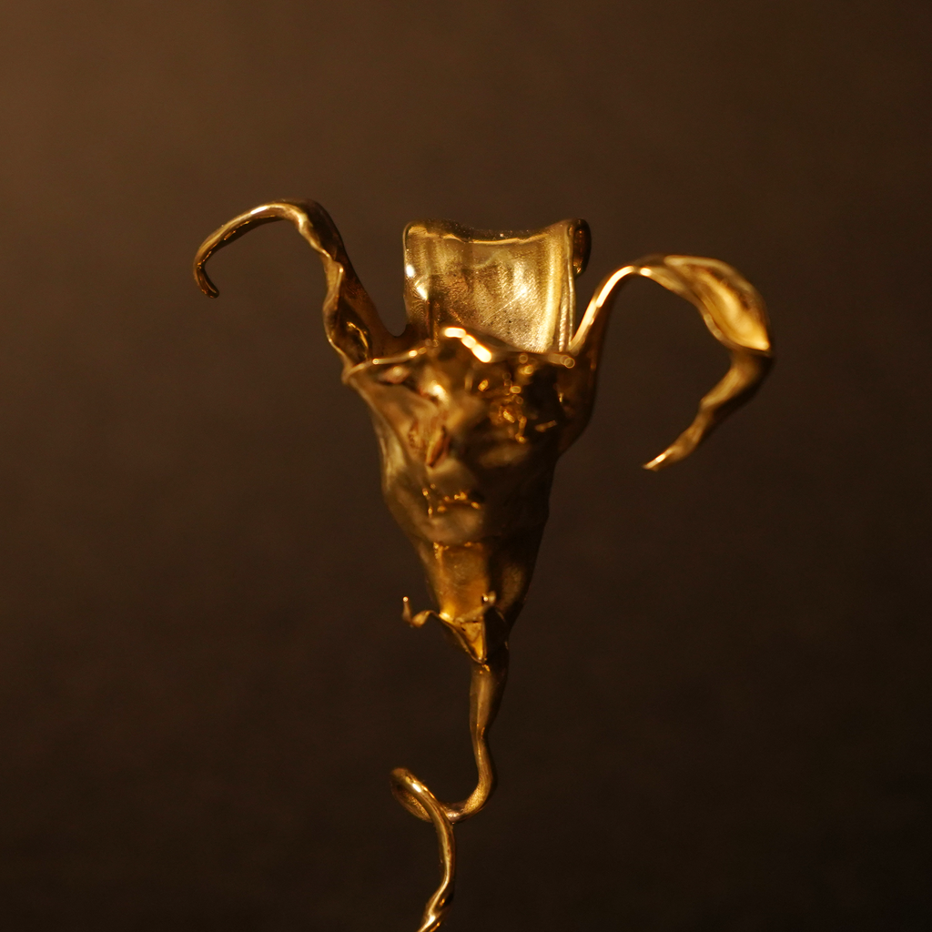 Brass Flower Incense Holder | Scenadu