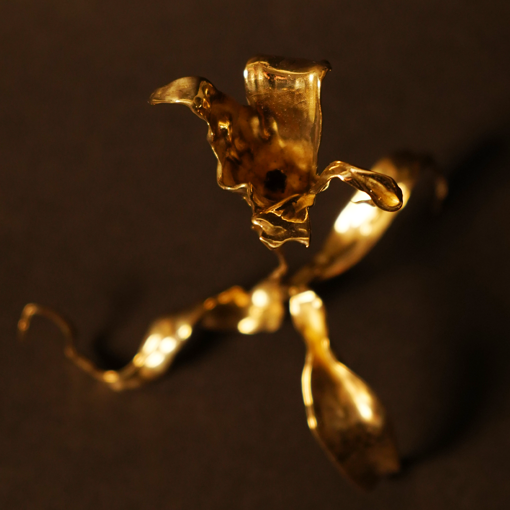 Brass Flower Incense Holder | Scenadu